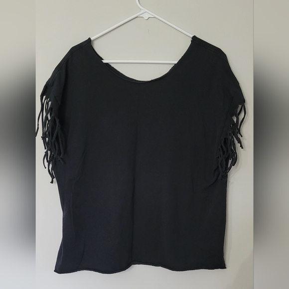 JOHNNY CASH Cut T shirt Unisex handcrafted - Picture 3 of 5